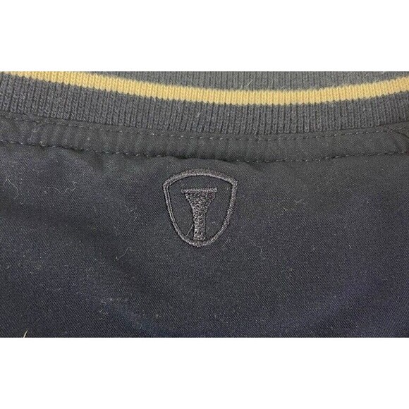 Pro Tour Navy Blue Golf V-Neck Windbreaker Jacket Pullover Convertible Sleeve M - Picture 3 of 8